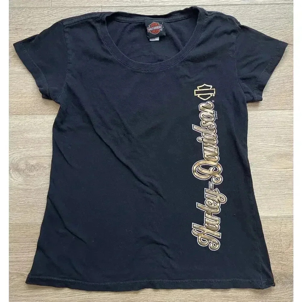 Harley Davidson Women's Cowboy's Alamo City San Antonio, TX 2018 T-Shirt M